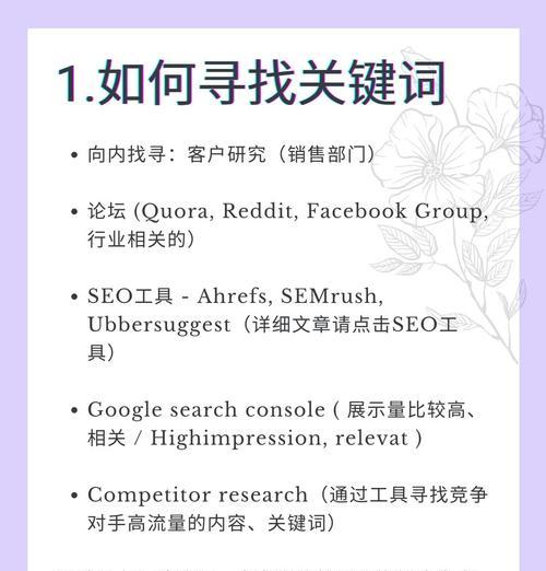 关于seo关键词研究？如何进行有效的关键词研究？