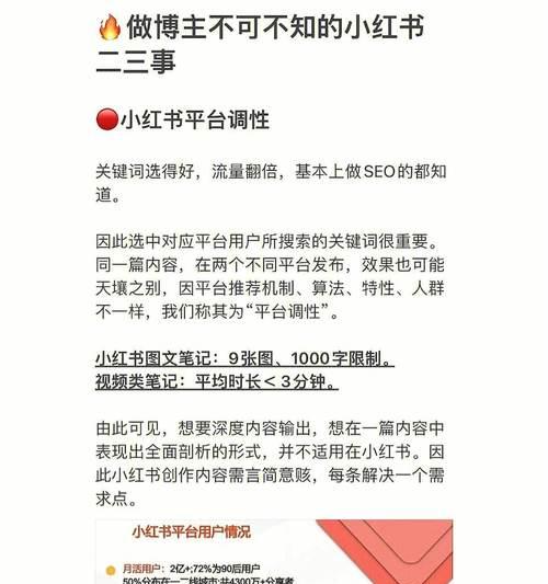小红书关键词具体是指什么？如何正确使用关键词？