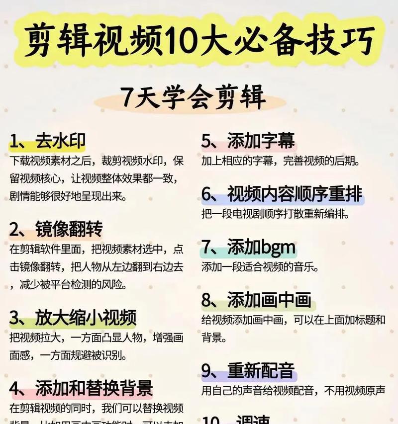 抖音学剪辑技巧有哪些？如何快速掌握视频编辑？