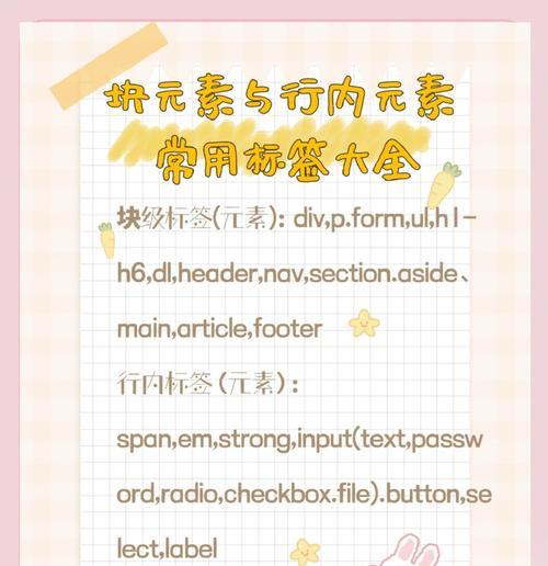 HTML标签提交内容规则是什么？哪些标签支持内容提交？