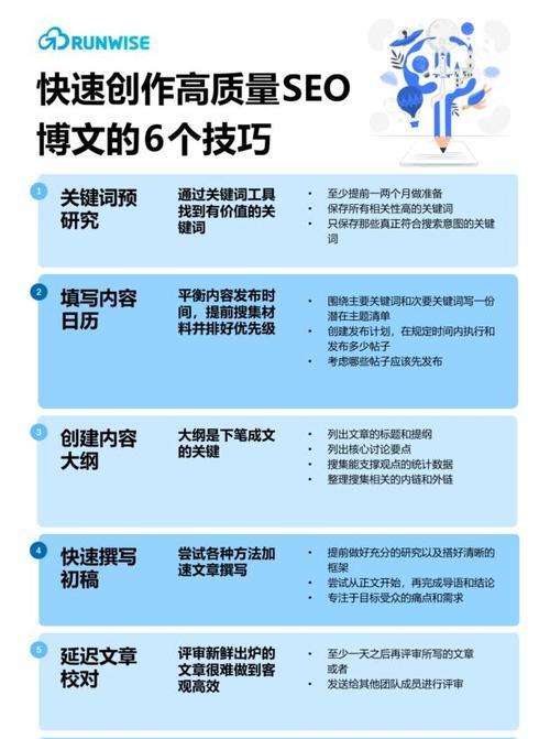 SEO主要工作内容及技巧
