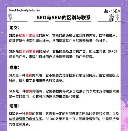 多元化SEO优化（掌握多元化SEO策略，为你的网站带来更多流量）