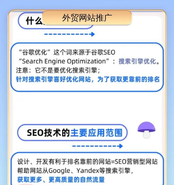 企业网站营销推广之SEO优化必选（了解SEO优化的重要性和实施步骤）
